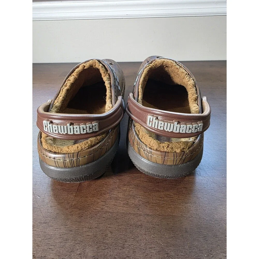 Star Wars x Crocs Classic Lined Chewbacca Clogs Men 8 Women 10 Rare